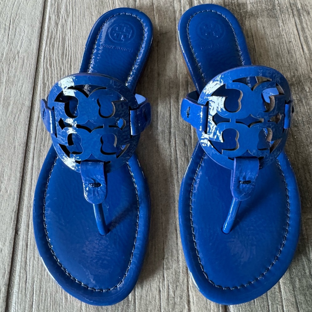 💙 SUPER RARE 💙 NEW Nautical Blue Tory Burch Millers 7.5